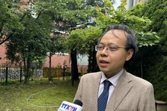 Professor Pham Nam Hai from the Institute of Science Tokyo grants an interview to the VNA. (Photo: VNA)