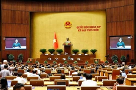 Lawmakers at the 9th session of the 15th National Assembly (Photo: VNA)
