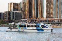 A cruise ship takes visitors tour Ho Chi Minh City on the Sai Gon River. (Photo: VNA)