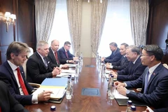 The meeting between Party General Secretary To Lam and Slovak Prime Minister Robert Fico in Moscow (Photo: VNA)