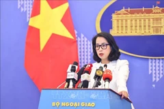Spokesperson of the Ministry of Foreign Affairs Pham Thu Hang (Photo: VNA)