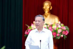Party General Secretary To Lam speaks at the meeting with the Party Central Committee’s Organisation Commission on May 27. (Photo: VNA)