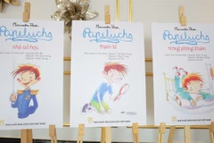 The covers of three volumes in the classic Chilean children's series Papelucho, now published in Vietnam. (Phôt: VNA)