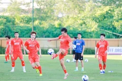 Vietnamese players will have around a week to be ready the 2027 AFC Asian Cup’s third qualification round match against Malaysia on June 10 in Kuala Lumpur. (Photo: VFF)