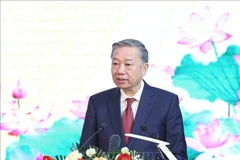 Party General Secretary To Lam speaks at the ceremony (Photo: VNA)