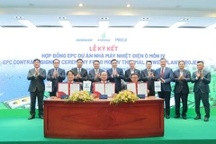The EPC contract signing ceremony for O Mon 4 thermal power plant project. (Photo: baochinhphu.vn)