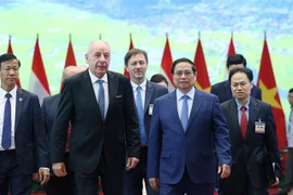 Vietnamese PM Pham Minh Chinh meets with visiting Hungarian President Sulyok Tamas