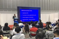 Daniël Stork, Consul General of the Netherlands in HCM City, speaks at the seminar “Vietnam’s Semiconductor Industry – Investment, Development & Collaboration Opportunities” in HCM City on July 2. (Photo: VNA)