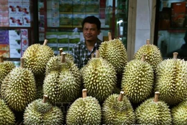 Thai durians on sale in Bangkok (Photo: AFP/VNA)