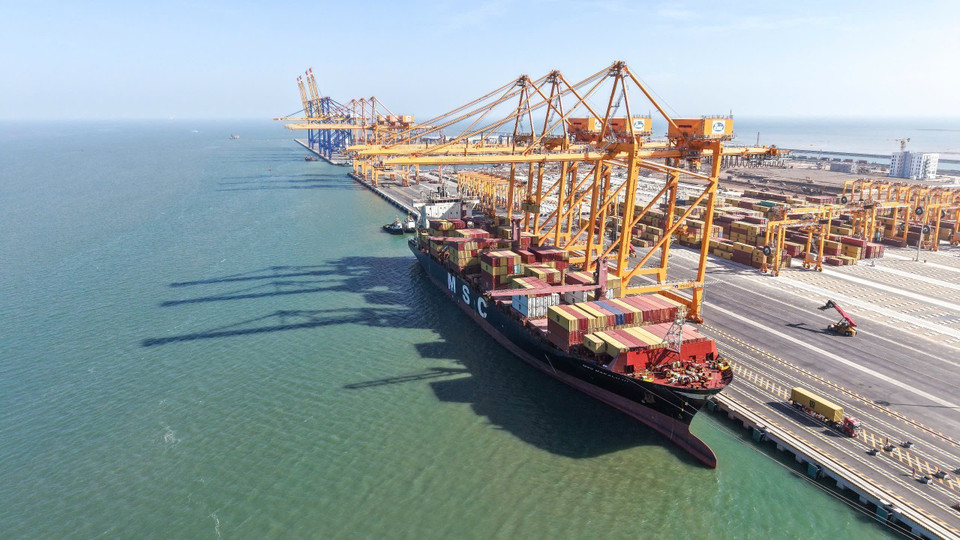 Hai Phong Port today (Photo: VNA)