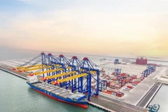 An overview of the Hateco Hai Phong International Container Terminal (HHIT) at the Lach Huyen deep-water port (Photo courtesy of the firm)