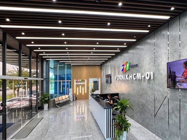 Inside the lobby of Fornix HCM01 in Tan Thuan, HCM City. (Photo courtesy of FPT) 