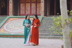 Traditional Ao dai welcomes Tet 